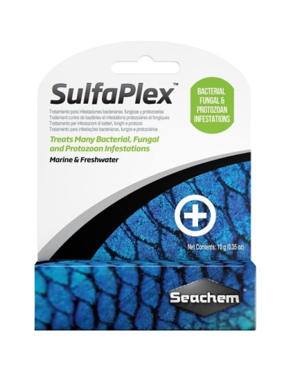 Seachem Sulfaplex Bacterial, Fungal and Protozoan Treatment - 0.4 oz