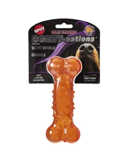 Spot Scent-Sation Peanut Butter Scented Bone - 6" - 1 count