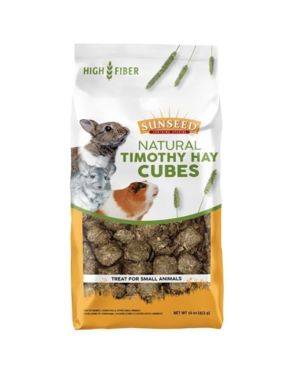 Sunseed Natural Timothy Hay Cubes - 16 oz