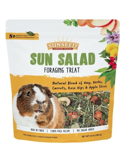 Sunseed Sun Salad Guinea Pig Foraging Treat - 10 oz