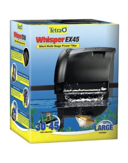 Tetra Whisper EX Power Filters - EX-45 (240 GPH) 30-45 Gallons