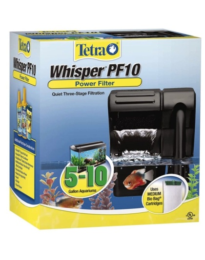 Tetra Whisper PF10 Power Filter - PF10 (5-10 Gallon Aquariums)