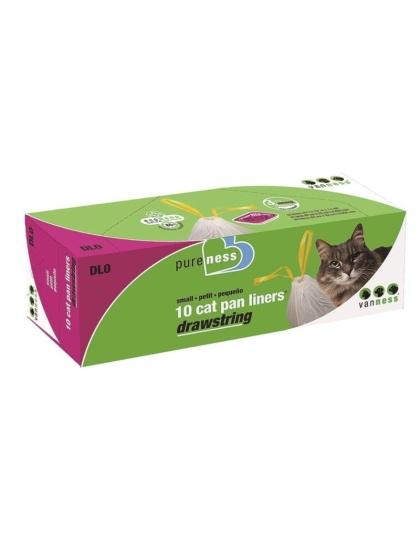 Van Ness Drawstring Cat Pan Liners - Small (10 Pack)