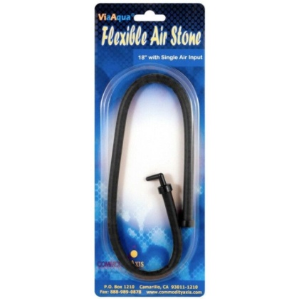 Via Aqua Flexible Single Input Air Stone 18" - 1 count