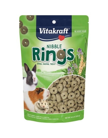 VitaKraft Nibble Rings Small Animal Treats - 10.5 oz