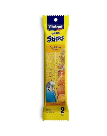 Vitakraft Crunch Sticks Egg and Honey for Parakeets - 2 count