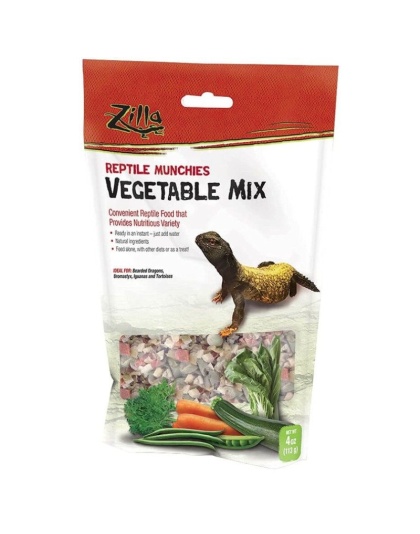 Zilla Reptile Munchies - Vegetable Mix - 4 oz