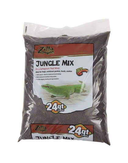 Zilla Jungle Mix - Fir & Sphagnum Peat Moss Mix - 24 QT