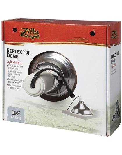 Zilla Reflector Dome with Ceramic Socket - 150 Watts (8.5" Diameter)