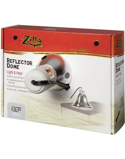 Zilla Reflector Dome with Ceramic Socket - 60 Watts (5.5" Diameter)