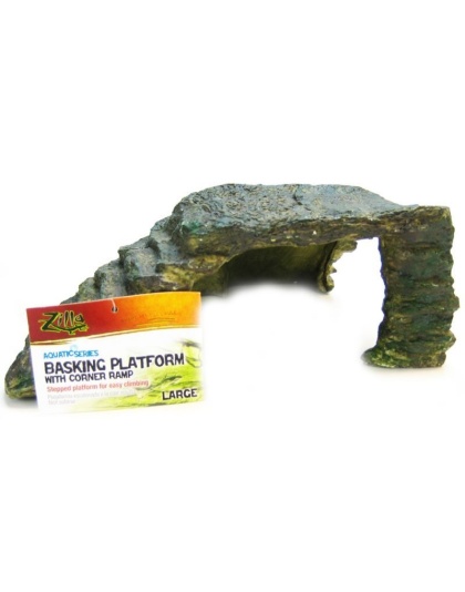 Zilla Corner Cave/Basking Platform - Large (10.5"L x 8.75"W x 4"H)