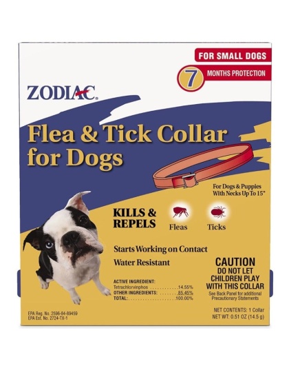 Zodiac Flea & Tick Collar for Small Dogs - 5 Month Supply