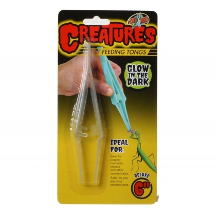 Zoo Med Creatures Feeding Tongs - 6" Long