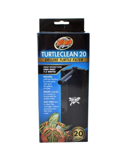 Zoo Med TurtleClean Deluxe Turtle Filter - 20 Gallons