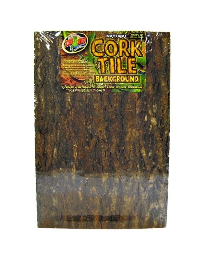 Zoo Med Natural Cork Tile Terrarium Background - Medium (18" Long x 12" Wide)