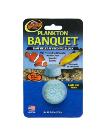 Zoo Med Plankton Banquet Fish Feeding Block - Regular - 1 Pack