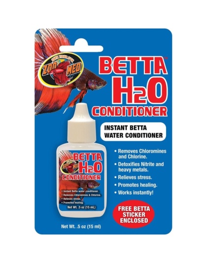 Zoo Med Aquatic Betta H2O Water Conditioner - .5 oz