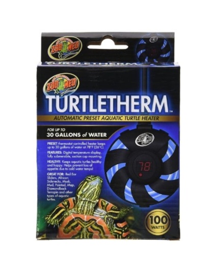 Zoo Med Turtletherm Automatic Preset Aquatic Turtle Heater - 100 Watt (Up to 30 Gallons)