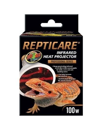 Zoo Med ReptiCare Infrared Heat Projector - 100 watt