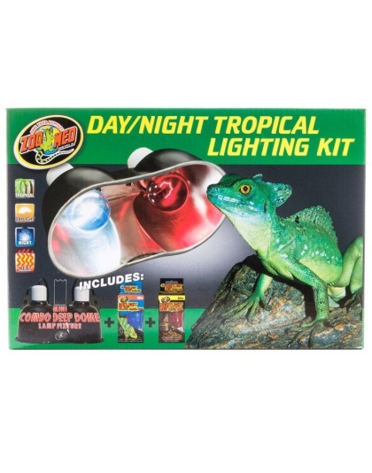 Zoo Med Day & Night Tropical Lighting Kit - Lighting Combo Pack