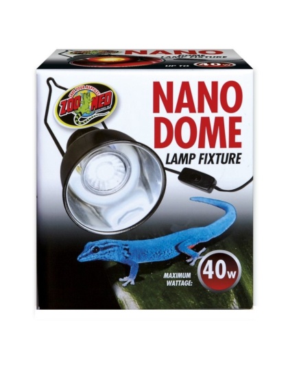 Zoo Med Nano Dome Lamp Fixture - 40 Watt - (4" Diameter)