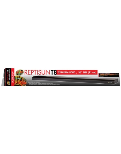 Zoo Med Reptisun T8 Terrarium Hood - 36" Fixture without Bulb (36" Bulb Required)