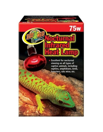 Zoo Med Nocturnal Infrared Heat Lamp - 75 Watts