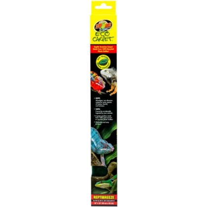 Zoo Med Eco Carpet Reptile Carpet - Green - Reptibreeze (16" x 16")