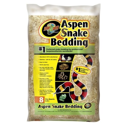 Zoo Med Aspen Snake Bedding - 8 Quarts