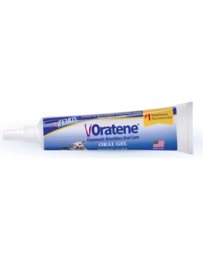 Zymox Oratene Brushless Oral Care Antiseptic Gel for Dogs and Cats - 1 oz