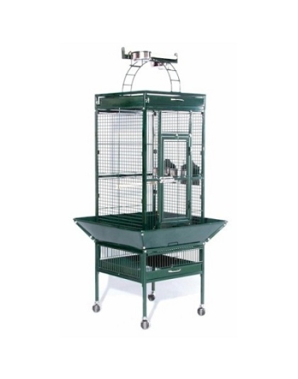 Small Wrought Iron Select Bird Cage - Pewter